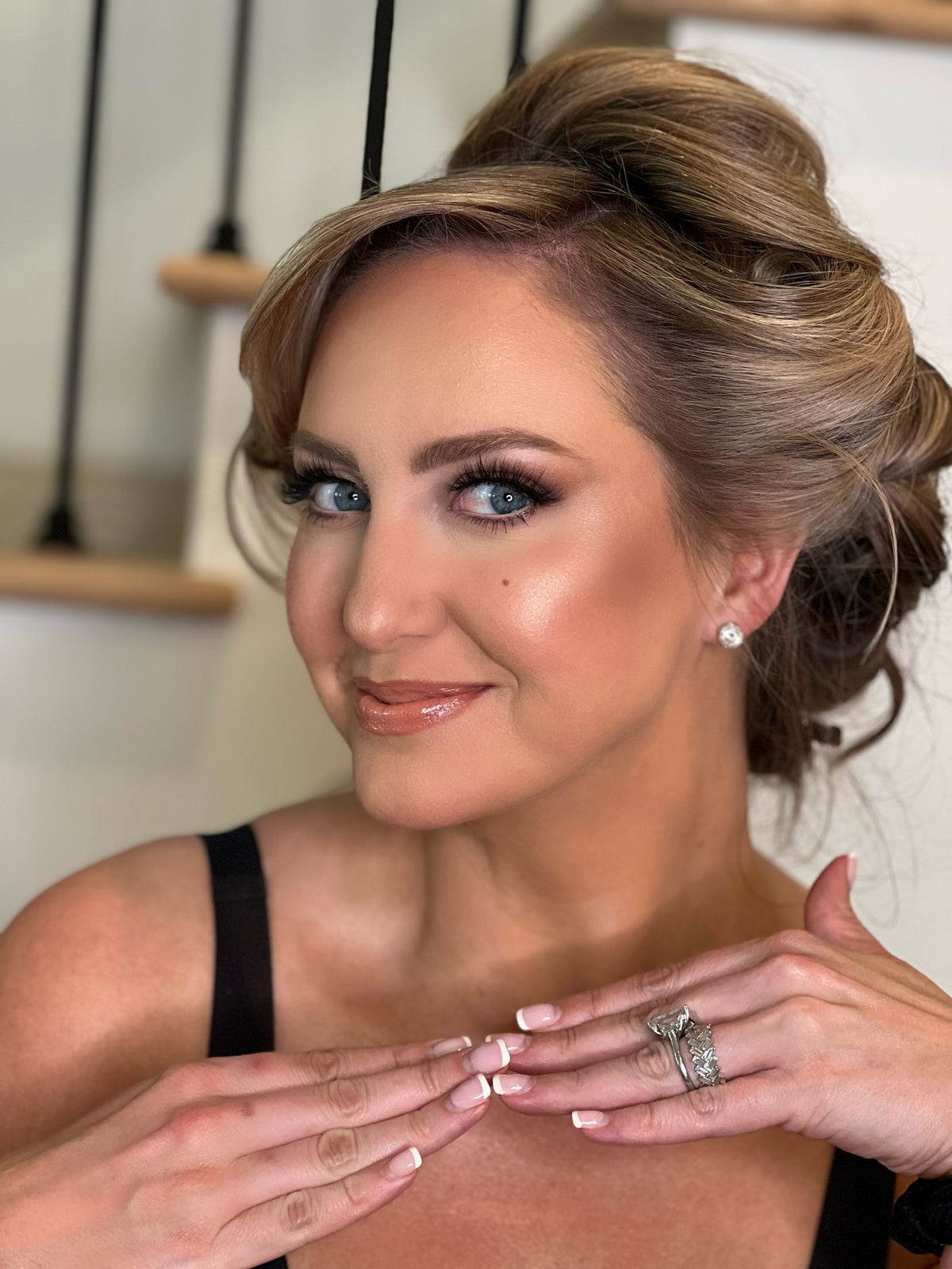 Katie Lynn BEAUTY Radiant Complexion Set, makeup look on model