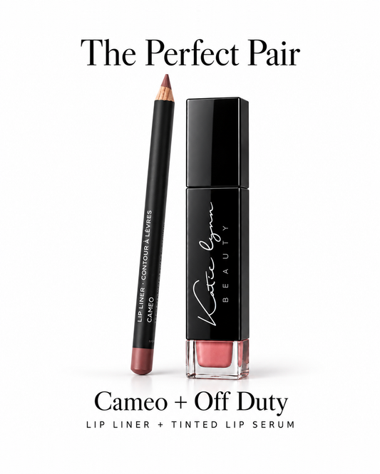Katie Lynn BEAUTY The Perfect Pair: Cameo Lip Pencil + Off Duty Tinted Lip Serum