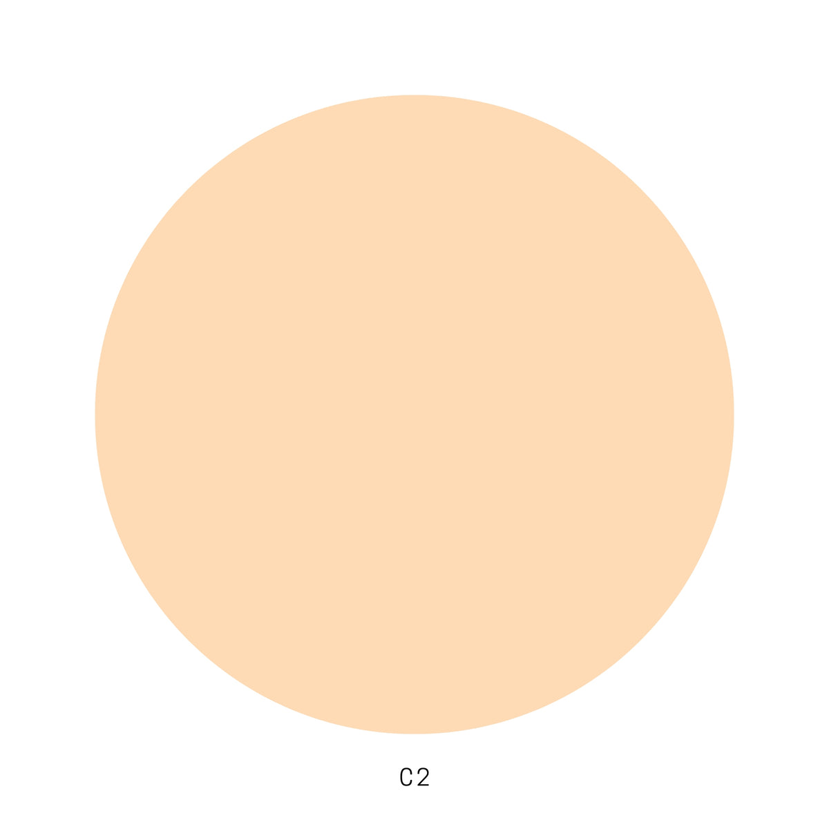 Katie Lynn BEAUTY Dual Powder Foundation - Warm Yellow Tones, shade C2 color swatch