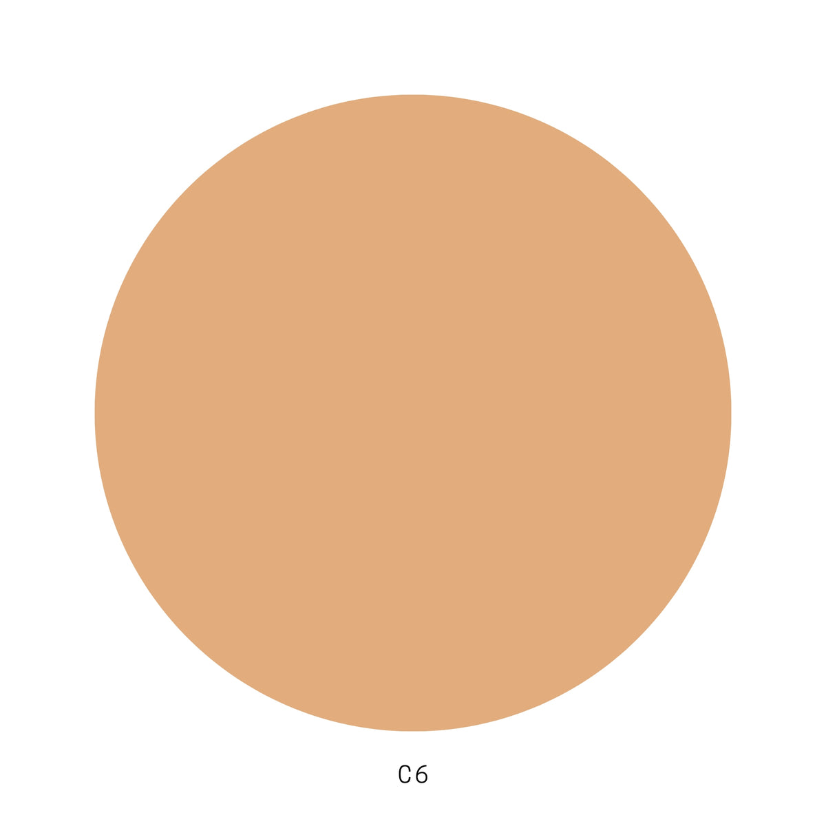 Katie Lynn BEAUTY Dual Powder Foundation - Warm Yellow Tones, shade C6 color swatch