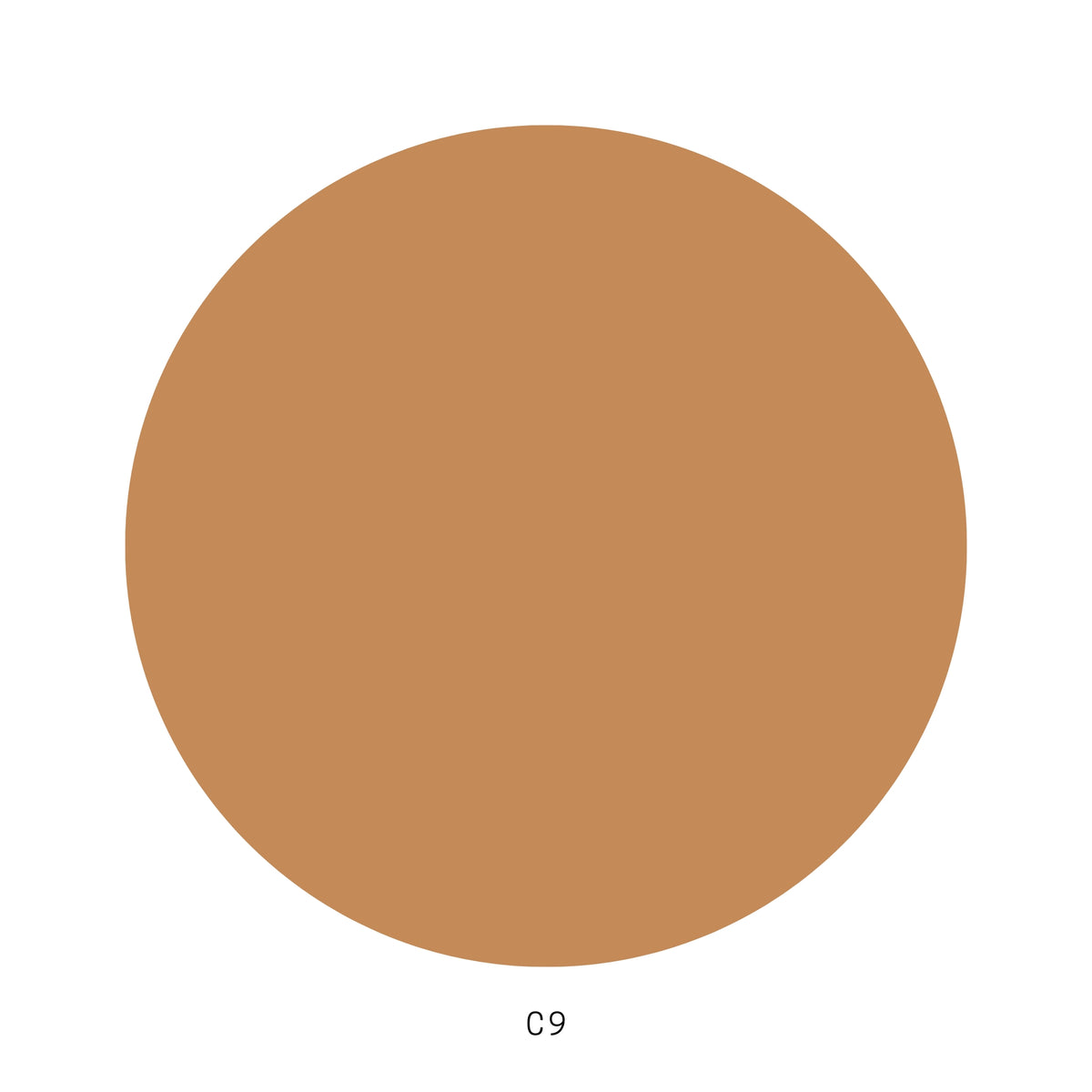 Katie Lynn BEAUTY Dual Powder Foundation - Warm Yellow Tones, shade C9 color swatch